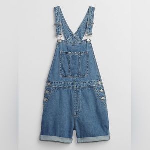 Gap Womens Slouchy Short Overalls (M)